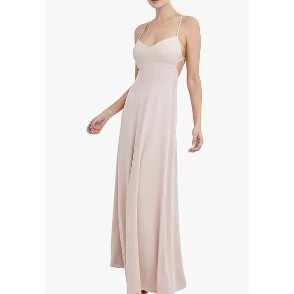 ❗️FINAL❗️ 🆕 BCBGMAXAZRIA Spaghetti Strap Criss Cross Back Tie Sweetheart Neck 🔴🔴 - Picture 2 of 6